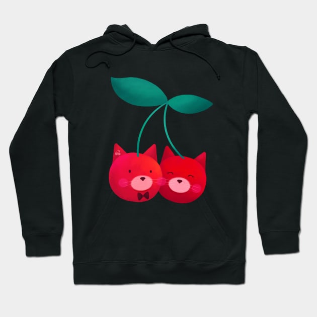 Love you cherry much Hoodie by Catcherry